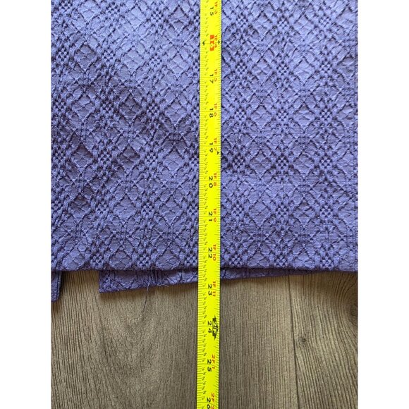 Banana Republic Womens Purple Textured Pencil Skirt Size 10 Cotton Blend - Picture 6 of 6